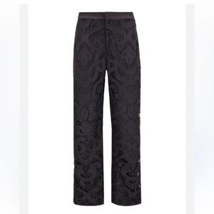 Alexis Lace Pierre pants black lace size L NWT